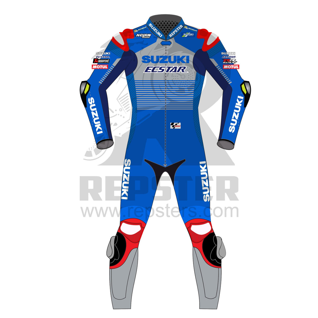 Suzuki Ecstar Álex Rins Motorcycle Racing Leather Suit 2020
