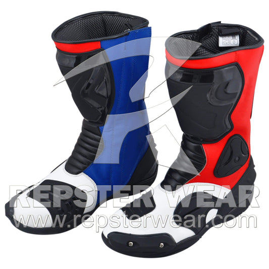 Go Pro Motorbike Racing Leather Boots