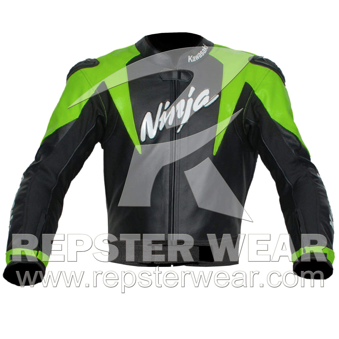 Kawasaki Ninja Motorbike Racing Leather Jacket