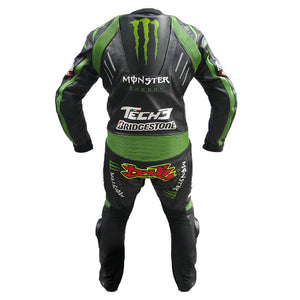 Yamaha Tech Monster Motorbike Racing Leather Suit - Repsters