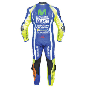 Valentino Rossi Movistar Motorbike Racing Leather Suit 2015 - Repsters