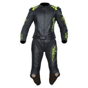 Tattoo Motorbike Racing Leather Suit - Repsters - Repsters