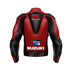 Team Suzuki Gxsr Motorbike Racing Jacket - Repsters