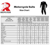 Motorbike Suits Size Chart Mens 