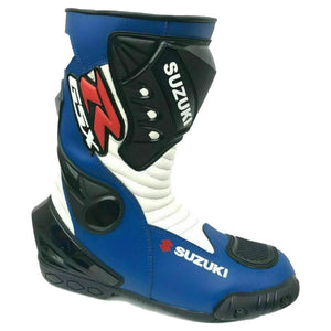 Suzuki GXSR Motorbike Boot - Motorcycle Racing Leather Boot