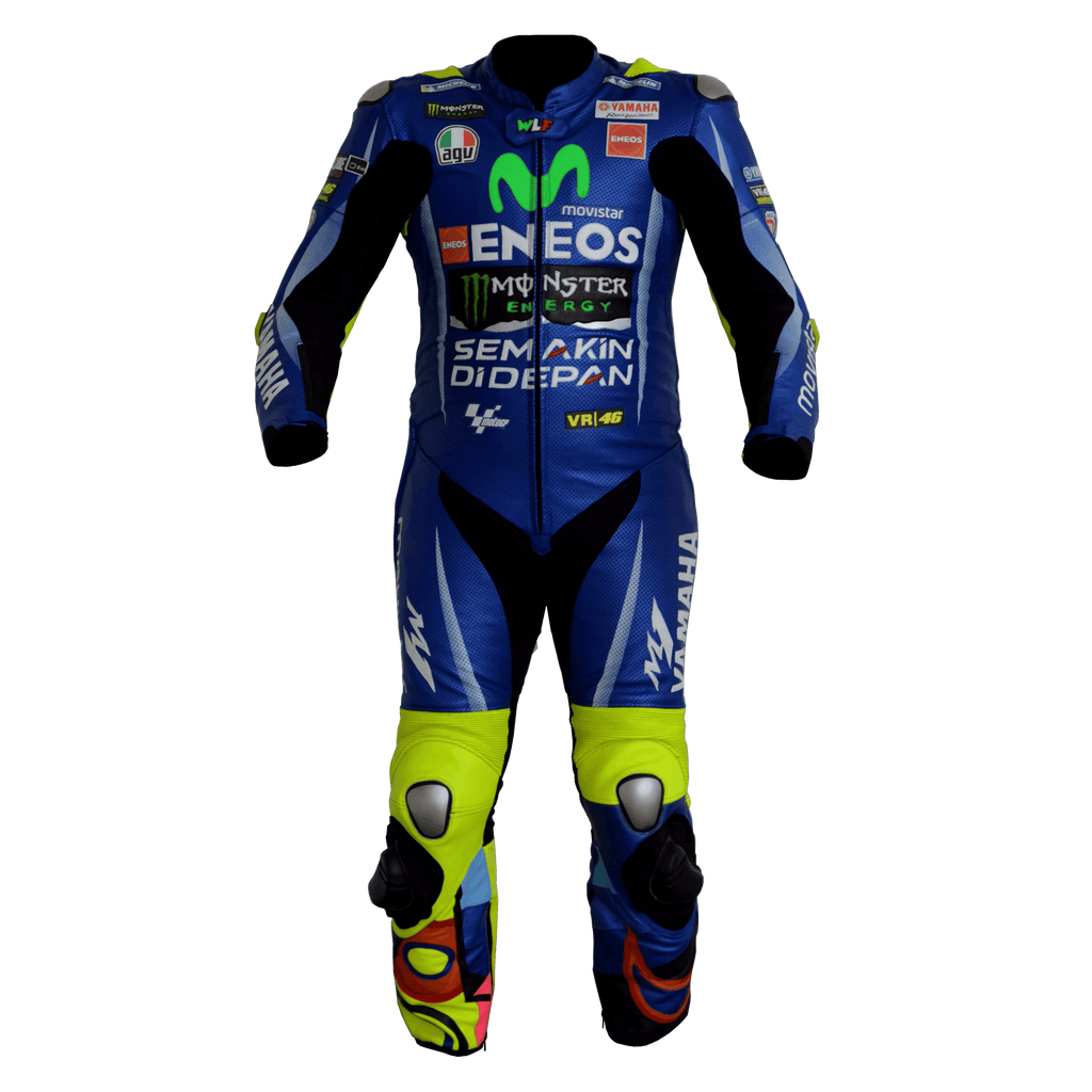 Valentino Rossi MotoGp Motorbike Racing Leather Suit 2017 - Repsters