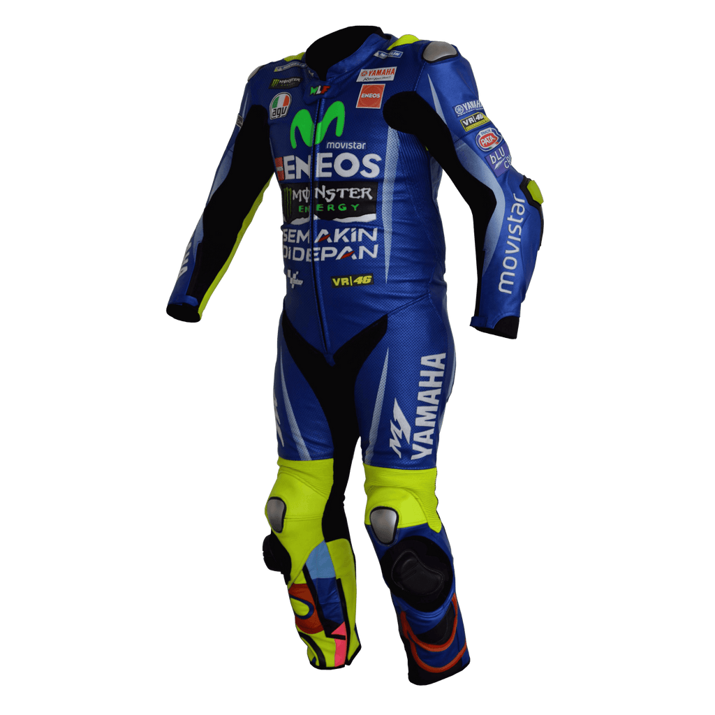 Valentino Rossi MotoGp Motorbike Racing Leather Suit 2017 - Repsters