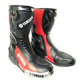 Yamaha Motorbike Boot - Motorcycle Racing Leather Boot - Repsters